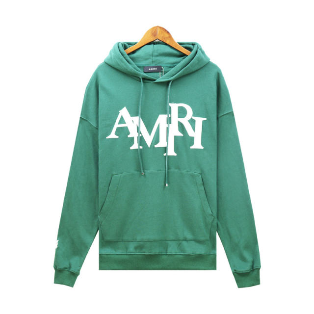 Patch Logo Hoodie Green/Navy Blue/Blue