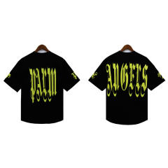 Palm Angels 24SS Gothic Fonts T-Shirt White Black