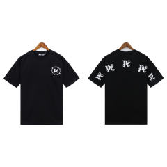 Palm Angels 24SS Special Fonts T-Shirt White Black