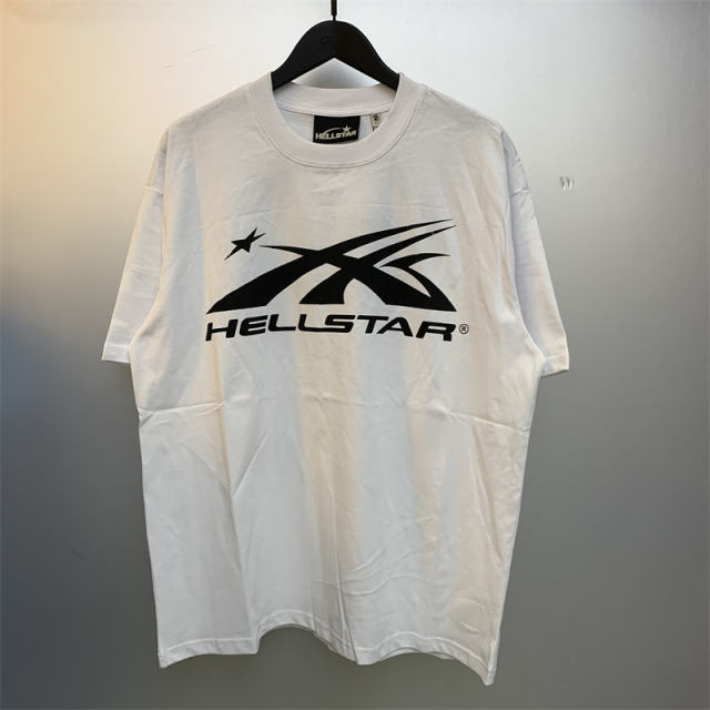 1:1 Hellstar Studios Blue Logo Tee T-Shirt White