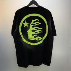 1:1 Hellstar Studios Blue Logo Tee T-Shirt Black