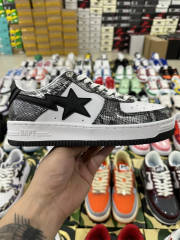 Bapesta Bape Sta Snakeskin Shoes