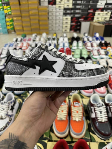 Bapesta Bape Sta Snakeskin Shoes