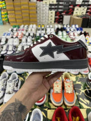 Bapesta Bape Sta Leather Shoes