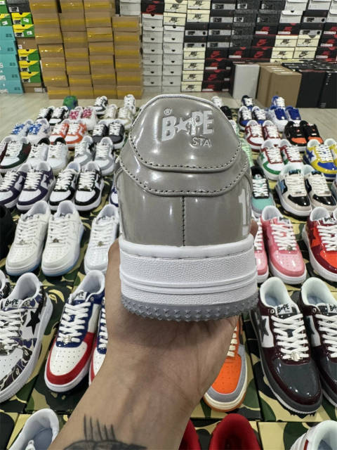 Bapesta Bape Sta 11th Anniversary Patent Shoes