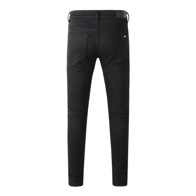 #8893 Grenn Patch Jeans Pants