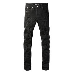 [Best Quality] #9108 AM Jeans Black