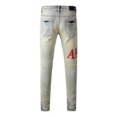 #8886 Indigo Denim Jeans Pants
