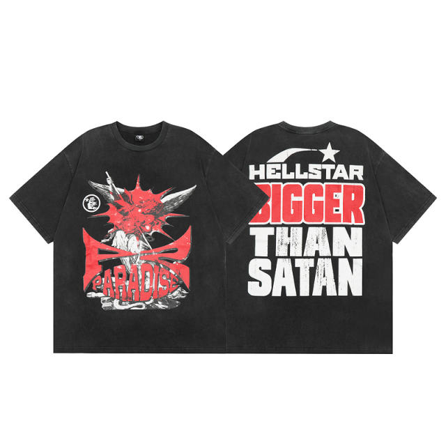 Hellstar BIGGER THAN SATAN T-Shirt Black