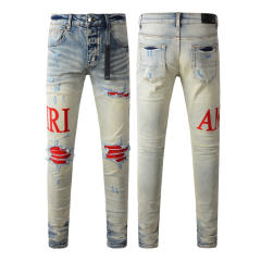 #8886 Indigo Denim Jeans Pants