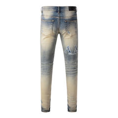 #8892 Bandana Logo Jeans Pants