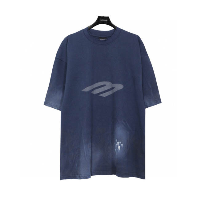 BLCG Washed 24SS T-Shirt Navy Blue