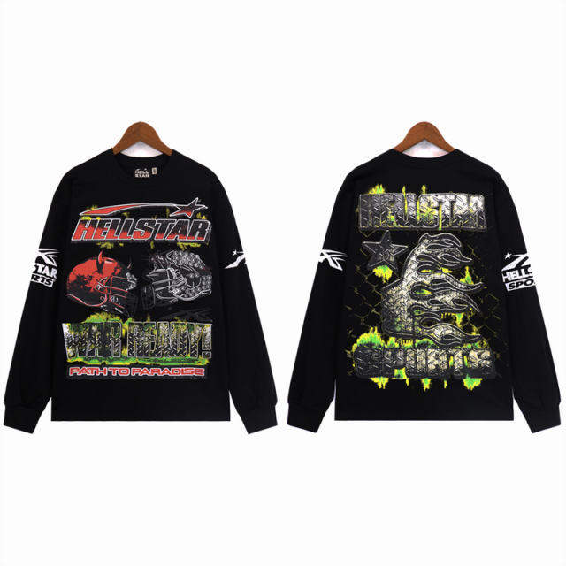 Hellstar studios Football Long Sleeve T-Shirt