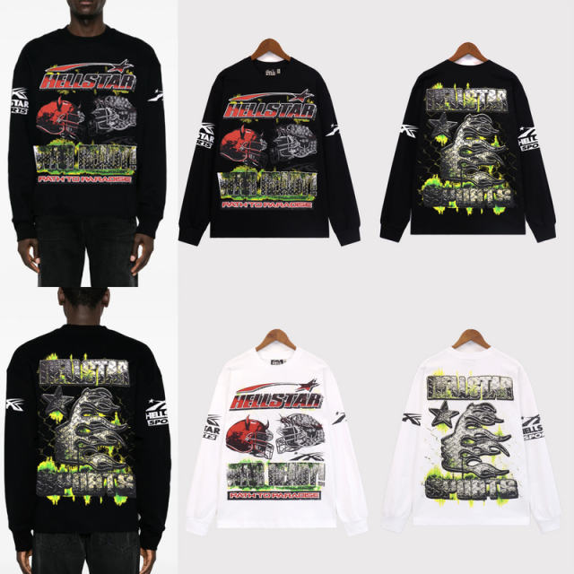 Hellstar studios Football Long Sleeve T-Shirt