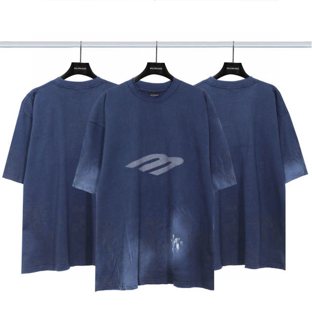 BLCG Washed 24SS T-Shirt Navy Blue