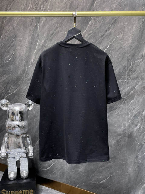 Chr0me Heart Horseshoe Cross Tee T-Shirt Black Gray