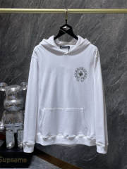 Chr0me Hearts CH Rubber Crosses Hoodie Black White