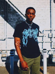 Revenge T-Shirt tee black Blue