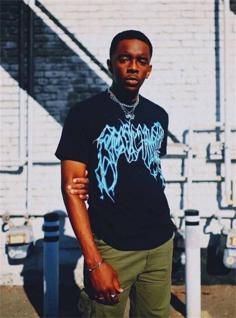 Revenge T-Shirt tee black Blue