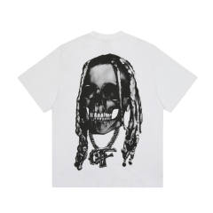 Revenge x Lil Durk color painting tee black white