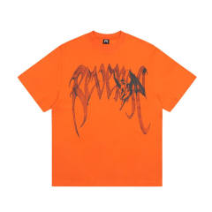 Revenge T-Shirt tee black orange