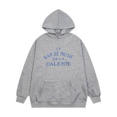 Gallery Dept Bar de Music Hoodie Black Gray
