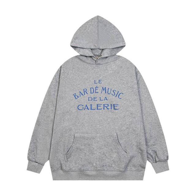 Gallery Dept Bar de Music Hoodie Black Gray