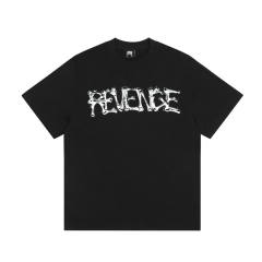Revenge x Lil Durk color painting tee black white