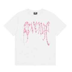 Revenge Rheinstone T-Shirt Tee White Black