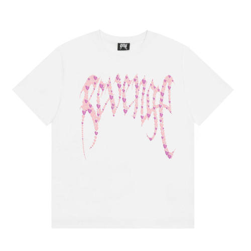 Revenge Rheinstone T-Shirt Tee White Black