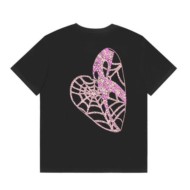 Revenge Rheinstone T-Shirt Tee White Black