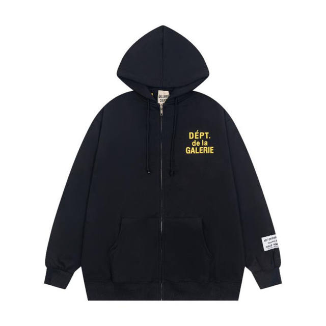 Gallery Dept Bar de Music Hoodie Black Gray