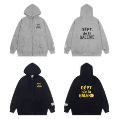 Gallery Dept Bar de Music Hoodie Black Gray