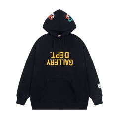 Gallery Dept Reversible Logo Hoodie Black