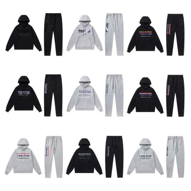 Trapstar Towel Embroidery Hoodie Pants Set