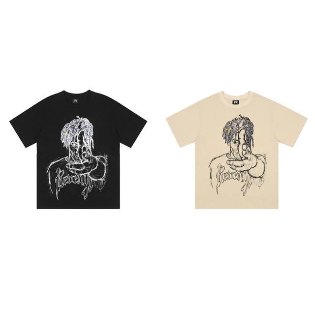 Revenge XXX Tentation T-Shirt tee black white
