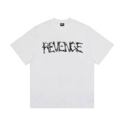 Revenge x Lil Durk color painting tee black white