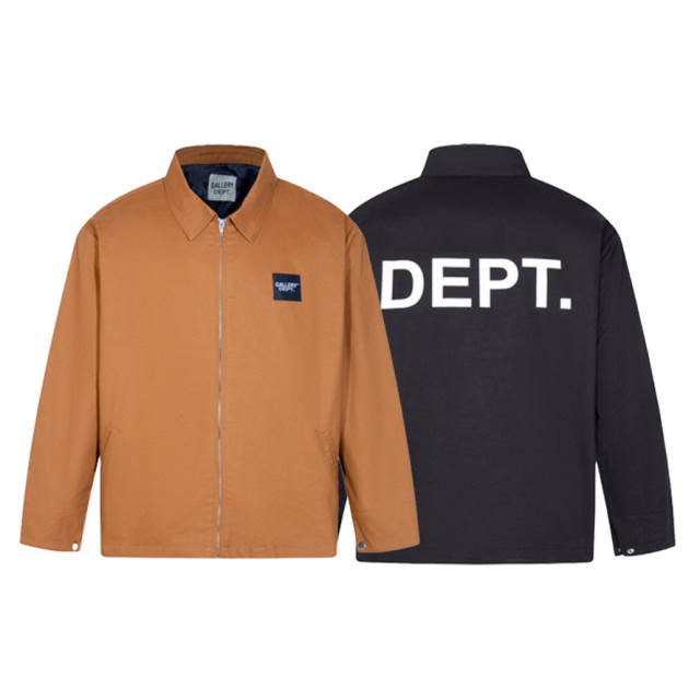 Gallery Dept coach jacket black khaki