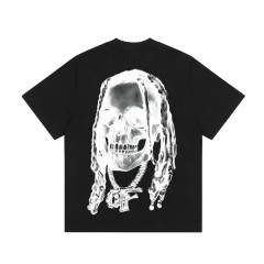 Revenge x Lil Durk color painting tee black white