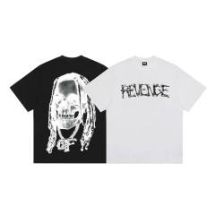 Revenge x Lil Durk color painting tee black white