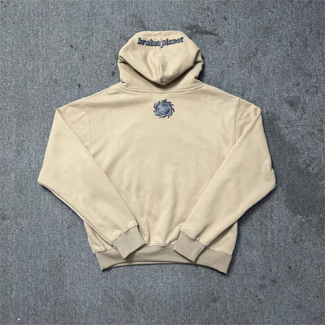 Broken Planet Hoodie Khaki