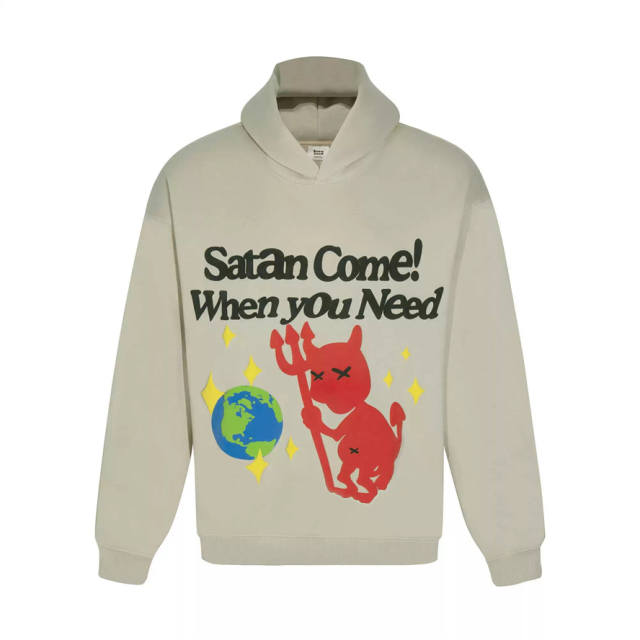 Broken Planet Satan Come Zipped Hoodie