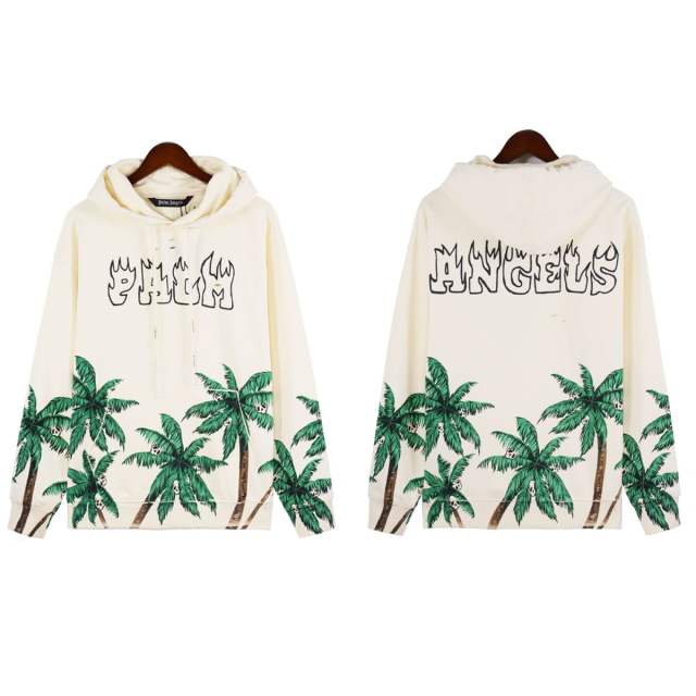 Palm Angels PA Palm Tree Hoodie Black