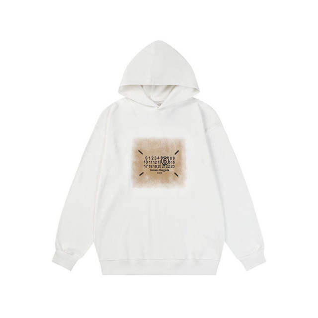 Maison Margiela MM6 Classic Hoodie Black White