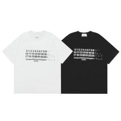 Maison Margiela MM6 T-Shirt Black White