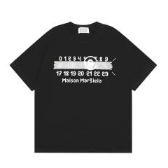 Maison Margiela MM6 Tape T-Shirt Black White