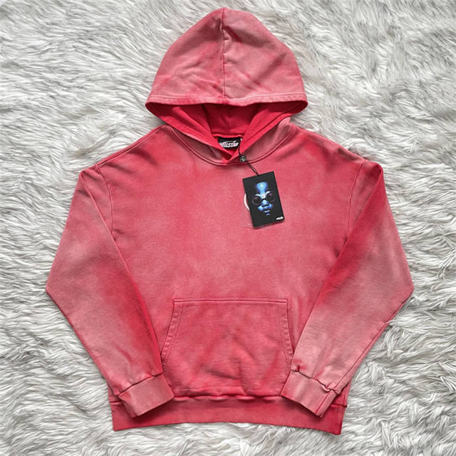 Hellstar Studios Sample Blank Hoodie Pants Tracksuit Red