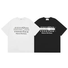 Maison Margiela MM6 Tape T-Shirt Black White