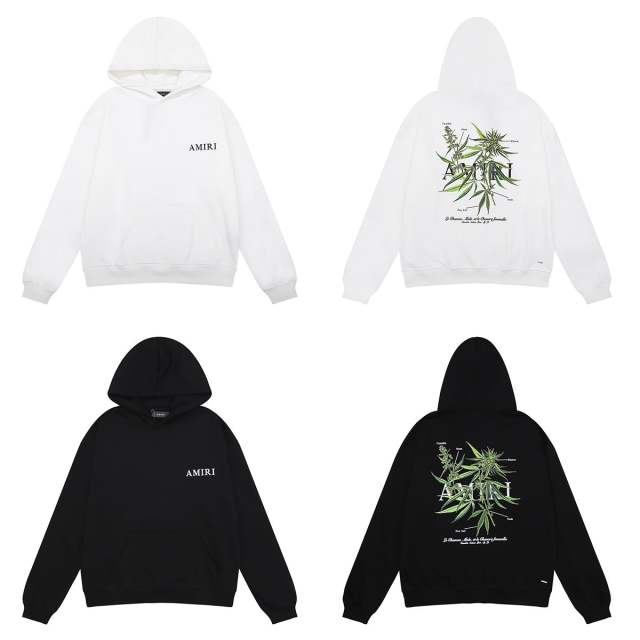 Tree Logo Hoodie Black White
