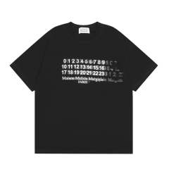 Maison Margiela MM6 T-Shirt Black White